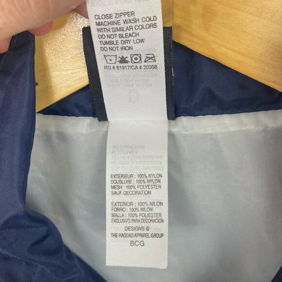 Nike Toronto Maple Leafs Boys Jacket Wind Breaker Coat Lightweight Blue Coat L - Picture 7 of 8